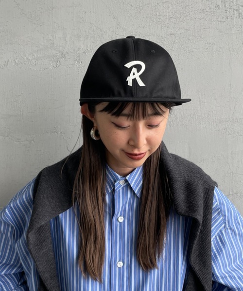 RACAL（ラカル）の「[RACAL/ラカル] Rロゴワッペン ベースボールキャップ（キャップ・メンズ・ブラック/ベージュ/ネイビー・F）」の5枚目の写真