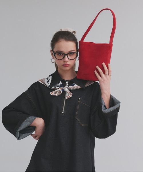 antic rag（アンティックラグ）の「Le Junev mini ルジュヌーヴ ミニ（ハンドバッグ・レディース・レッド/ブラウン/ブルー/ブラック・FREE）」の18枚目の写真