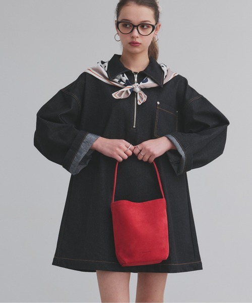 antic rag（アンティックラグ）の「Le Junev mini ルジュヌーヴ ミニ（ハンドバッグ・レディース・レッド/ブラウン/ブルー/ブラック・FREE）」の19枚目の写真