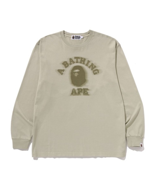 GARMENT DYE COLLEGE RELAXED FIT LS TEE（Tシャツ/カットソー）｜A