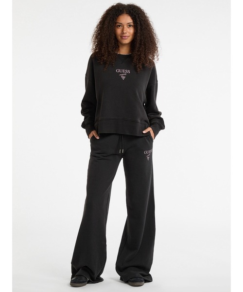 GUESS Originals Distressed Baker Crewneck スウェット | GUESS(ゲス