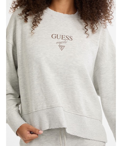 GUESS Originals Distressed Baker Crewneck スウェット | GUESS(ゲス