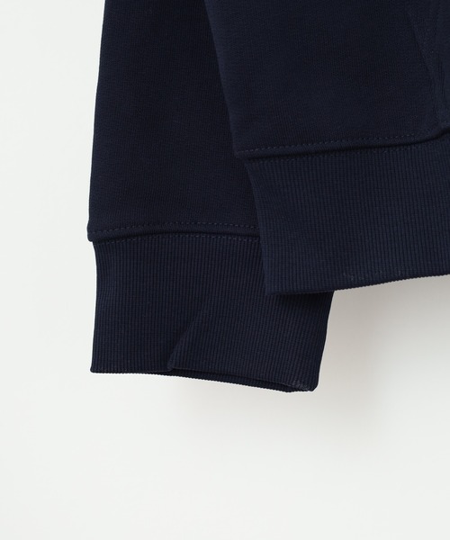 GUESS JEANS（ゲスジーンズ）の「GUESS JEANS GJ HOOD OS 3D EMBRO SCRIPT LOGO SWEAT ゲス プルオーバースウェットフーディ（パーカー・メンズ・ネイビー/アイボリー・L/S/M）」の12枚目の写真