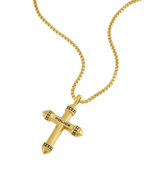 POLICE（ポリス）の「【POLICE】ポリス CROSSRANGE ネックレス（ネックレス・メンズ・シルバー/ゴールド・FREE）」の2枚目の写真
