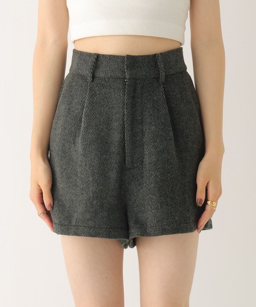 Heather（ヘザー）の「ハイウエストヘリンボーンショートパンツ　611451（その他パンツ・レディース・グレー/ブラウン/ベージュ・S/M）」の14枚目の写真