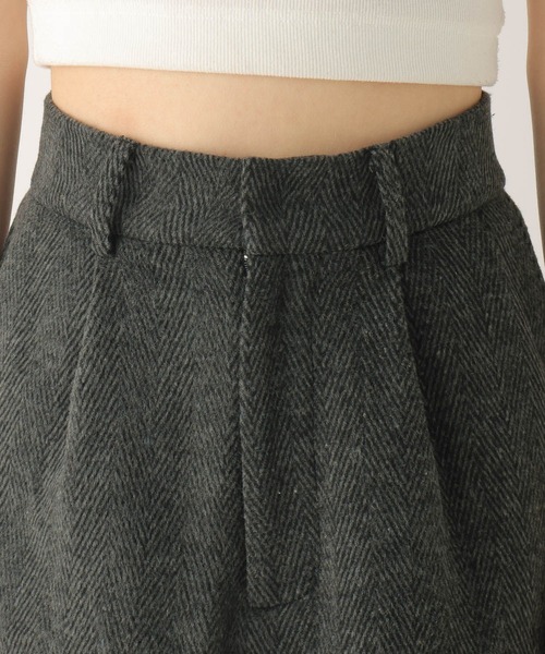 Heather（ヘザー）の「ハイウエストヘリンボーンショートパンツ　611451（その他パンツ・レディース・グレー/ブラウン/ベージュ・S/M）」の18枚目の写真