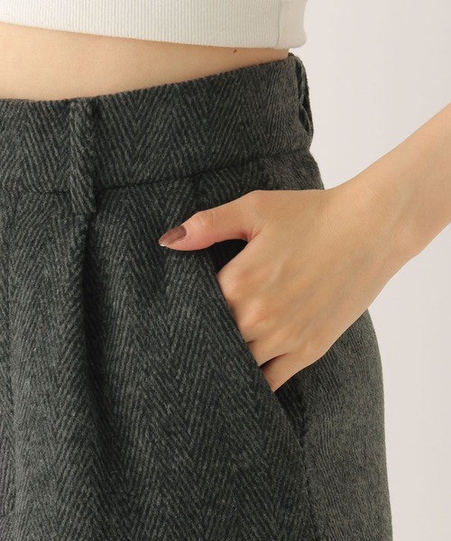 Heather（ヘザー）の「ハイウエストヘリンボーンショートパンツ　611451（その他パンツ・レディース・グレー/ブラウン/ベージュ・S/M）」の19枚目の写真