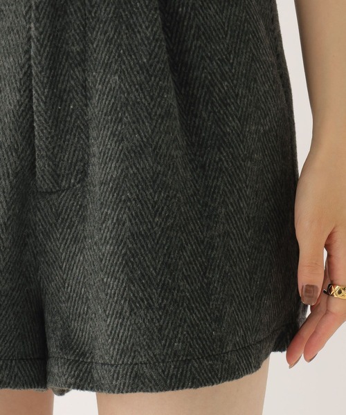 Heather（ヘザー）の「ハイウエストヘリンボーンショートパンツ　611451（その他パンツ・レディース・グレー/ブラウン/ベージュ・S/M）」の20枚目の写真