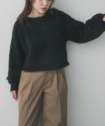 SENSE OF PLACE by URBAN RESEARCH | クロップドシャギーセーター(ニット/セーター)