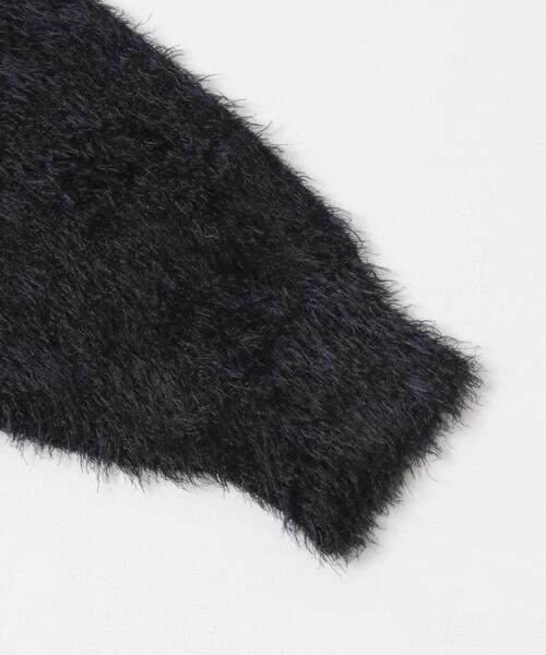 SENSE OF PLACE by URBAN RESEARCH(センスオブプレイスバイアーバンリサーチ)の「クロップドシャギーセーター(ニット/セーター・レディース・グレー/ブラウン/ベージュ/ブラック/ネイビー・ONE)」の10枚目の写真