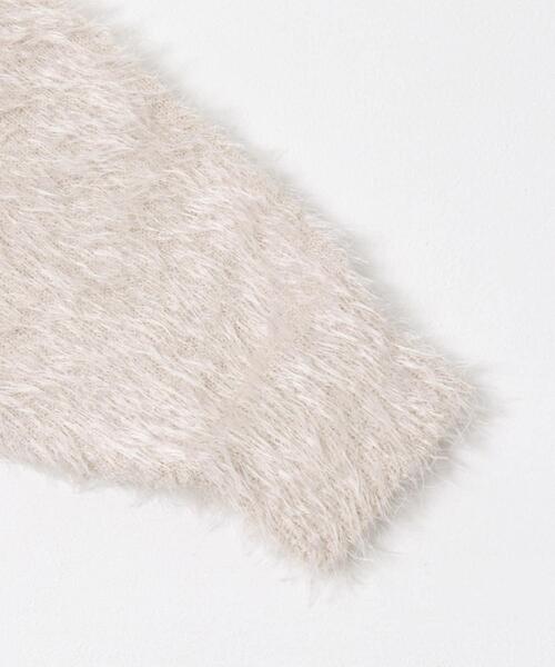 SENSE OF PLACE by URBAN RESEARCH(センスオブプレイスバイアーバンリサーチ)の「クロップドシャギーセーター(ニット/セーター・レディース・グレー/ブラウン/ベージュ/ブラック/ネイビー・ONE)」の17枚目の写真