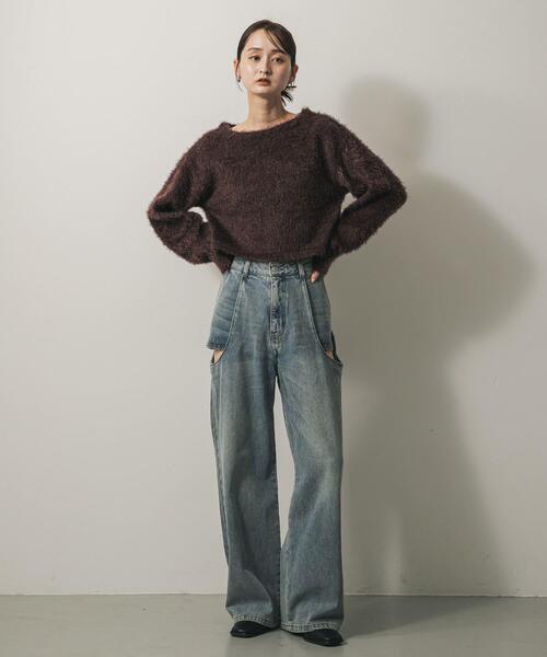 セール】クロップドシャギーセーター（ニット/セーター）｜SENSE OF