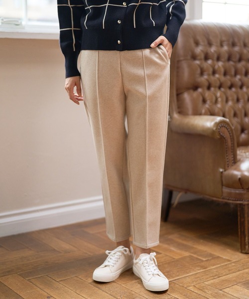 FOUND GOOD（ファウンドグッド）の「ウーリーテックLテーパードP（その他パンツ・レディース・ブルー系3/ブラック/アイボリー/ブラウン系3・S/M/L）」の15枚目の写真