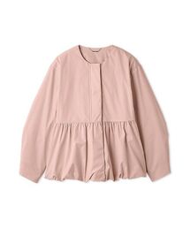 CELFORD（セルフォード）の「薄中綿ペプラムノーカラーコート（ノーカラージャケット）」