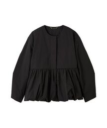 CELFORD（セルフォード）の「薄中綿ペプラムノーカラーコート（ノーカラージャケット）」