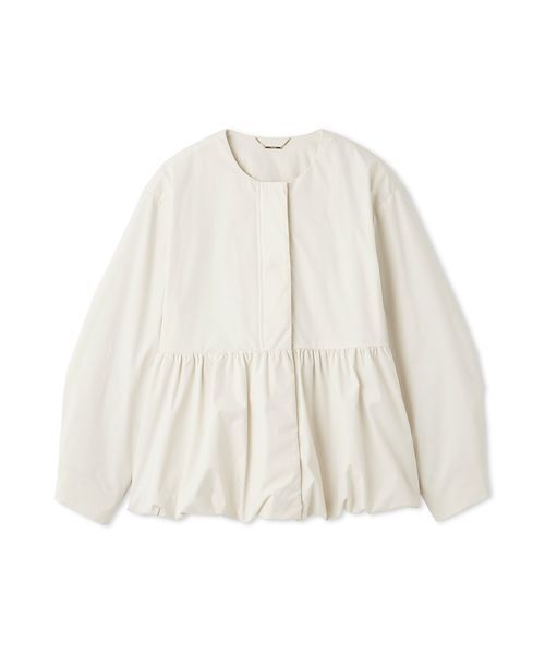 CELFORD(セルフォード)の「薄中綿ペプラムノーカラーコート(ノーカラージャケット・レディース・ピンク/ブラック/アイボリー・F)」の19枚目の写真