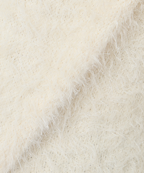 La TOTALITE（ラトータリテ）の「【洗える】2WAYフェザーニット（ニット/セーター・レディース・サックスブルー/ベージュ/ホワイト・FREE）」の5枚目の写真