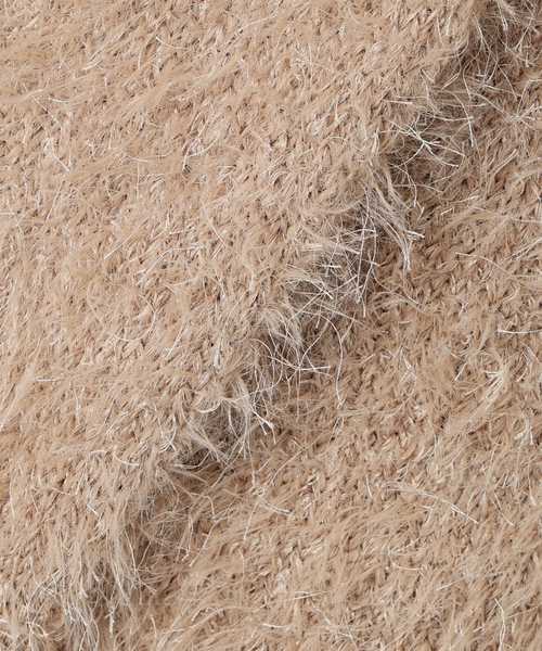 La TOTALITE（ラトータリテ）の「【洗える】2WAYフェザーニット（ニット/セーター・レディース・サックスブルー/ベージュ/ホワイト・FREE）」の7枚目の写真