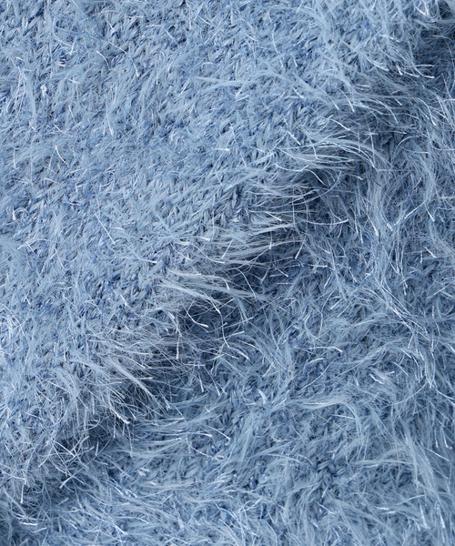 La TOTALITE（ラトータリテ）の「【洗える】2WAYフェザーニット（ニット/セーター・レディース・サックスブルー/ベージュ/ホワイト・FREE）」の8枚目の写真