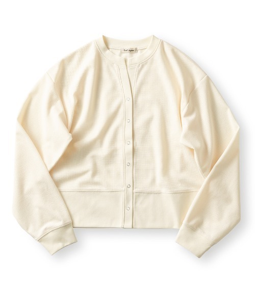 and myera（アンド マイラ）の「ａｎｄ　ｍｙｅｒａ　スナップカーディガン（カーディガン/ボレロ・レディース・アイボリー/ブラック・M/L/LL/S）」の15枚目の写真