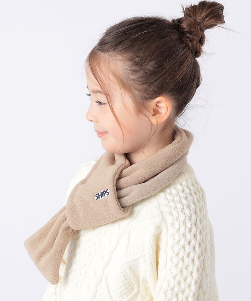 SHIPS(シップス)の「SHIPS KIDS:フリース マフラー(マフラー・キッズ・ベージュ/ネイビー/ラベンダー/チャコールグレー・ONE SIZE)」の21枚目の写真