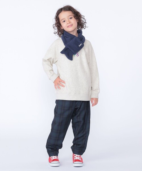 SHIPS(シップス)の「SHIPS KIDS:フリース マフラー(マフラー・キッズ・ベージュ/ネイビー/ラベンダー/チャコールグレー・ONE SIZE)」の11枚目の写真