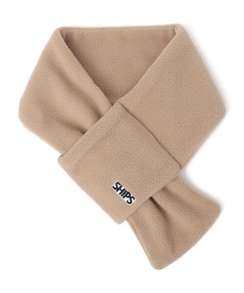 SHIPS(シップス)の「SHIPS KIDS:フリース マフラー(マフラー・キッズ・ベージュ/ネイビー/ラベンダー/チャコールグレー・ONE SIZE)」の9枚目の写真