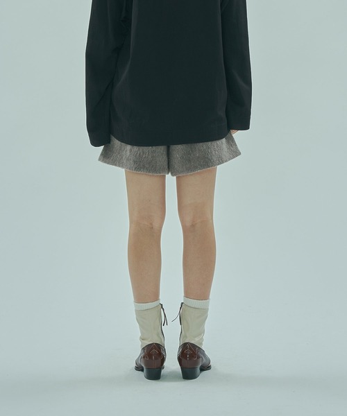ROSE BUD(ローズバッド)の「FEATHER TOUCH SHORTS(その他パンツ・レディース・ブラウン/グレー・ONE SIZE)」の4枚目の写真