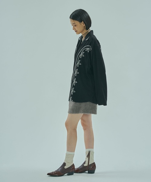 ROSE BUD(ローズバッド)の「FEATHER TOUCH SHORTS(その他パンツ・レディース・ブラウン/グレー・ONE SIZE)」の7枚目の写真
