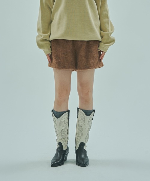 ROSE BUD(ローズバッド)の「FEATHER TOUCH SHORTS(その他パンツ・レディース・ブラウン/グレー・ONE SIZE)」の10枚目の写真