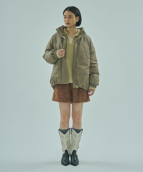 ROSE BUD(ローズバッド)の「FEATHER TOUCH SHORTS(その他パンツ・レディース・ブラウン/グレー・ONE SIZE)」の13枚目の写真