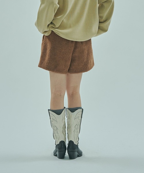 ROSE BUD(ローズバッド)の「FEATHER TOUCH SHORTS(その他パンツ・レディース・ブラウン/グレー・ONE SIZE)」の12枚目の写真