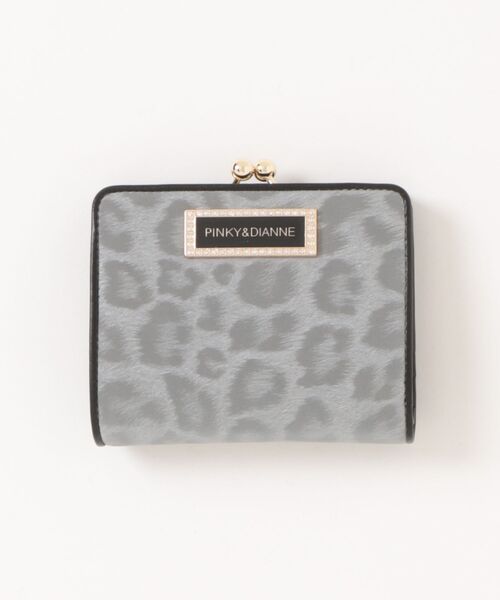 PINKY&DIANNE(ピンキー＆ダイアン) ソフトレオパード 口金二つ折り財布