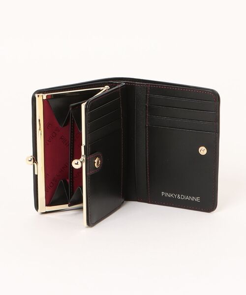 PINKY&DIANNE(ピンキー＆ダイアン) ソフトレオパード 口金二つ折り財布