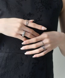 Ms.yuu by Nothing And Others（ミスユーバイナッシングアンドアザーズ）の「【AKB48 千葉恵里さん着用】Ms.yuu by Nothing And Others/ダブルラインリング（リング）」