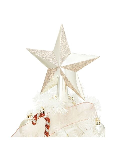 クリスマスツリー スターターセット 150cm ホワイト（インテリア雑貨