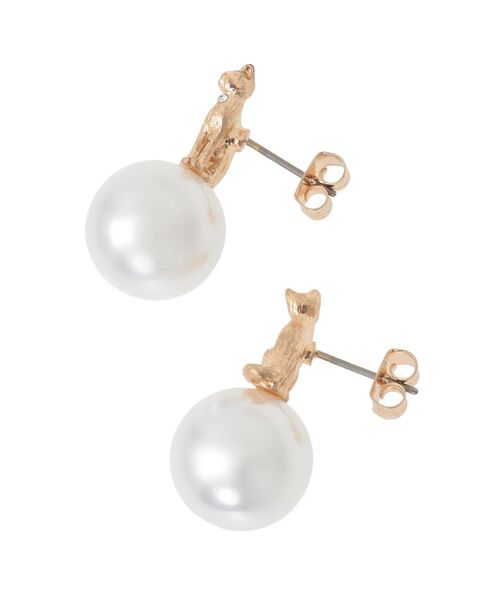 YECCA VECCA（イェッカヴェッカ）の「パールキャットピアス（ピアス（両耳用）・レディース・シルバー/ゴールド・FREE）」の7枚目の写真