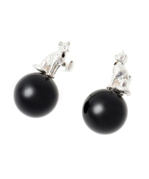 YECCA VECCA（イェッカヴェッカ）の「パールキャットピアス（ピアス（両耳用）・レディース・シルバー/ゴールド・FREE）」の10枚目の写真