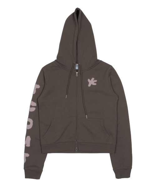 THECOLDESTMOMENT(ザコールデストモーメント)の「TCM tcdmt hooded zip-up (brown)(パーカー・レディース・その他・SMALL/MEDIUM/LARGE)」の2枚目の写真