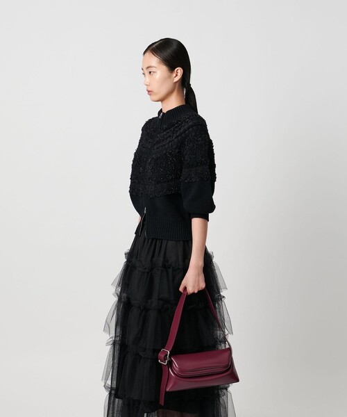 OSOI（オソイ）の「【別注】＜OSOI＞FOLDER BROT バッグ H（ショルダーバッグ・レディース・ワイン/オリーブ・FREE）」の2枚目の写真