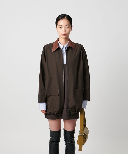 OSOI（オソイ）の「【別注】＜OSOI＞FOLDER BROT バッグ H（ショルダーバッグ・レディース・ワイン/オリーブ・FREE）」の3枚目の写真