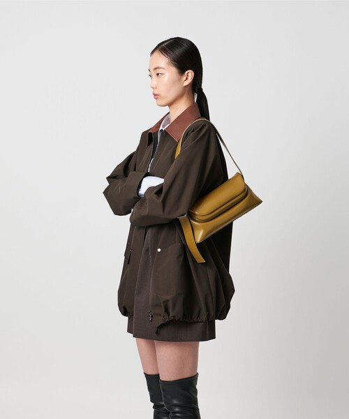 OSOI（オソイ）の「【別注】＜OSOI＞FOLDER BROT バッグ H（ショルダーバッグ・レディース・ワイン/オリーブ・FREE）」の6枚目の写真