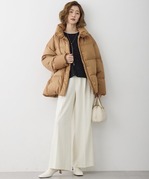 セール】シレータフタ ハイネック ショート ダウンコート（ダウン