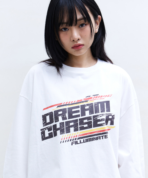 F.ILLUMINATE(フィルミネイト)の「ドリームチェイサー ロングスリーブ-ホワイト(Tシャツ/カットソー・レディース・その他・SMALL/MEDIUM/LARGE)」の3枚目の写真