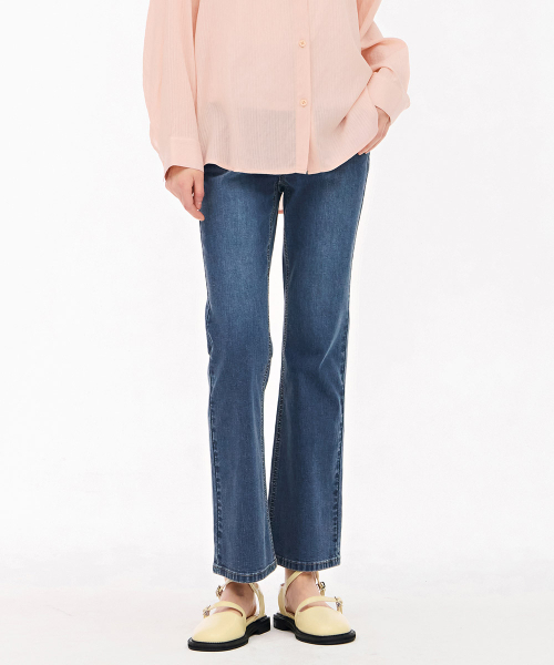 CHASECULT(チェイスカルト)の「女性ヒドゥンバンディングブーツカットエージングブルー(デニムパンツ・レディース・ブルー・70/67/76/74)」の4枚目の写真