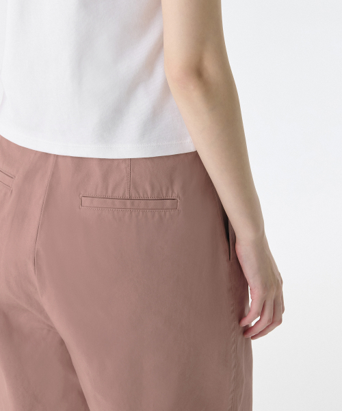 MUSINSA STANDARD WOMAN（ムシンサスタンダードウーマン）の「ウィメンズコットンワイドバミューダショーツ[デザートピンク]（その他パンツ・レディース・その他・30/24/25/26/27/28/29）」の5枚目の写真