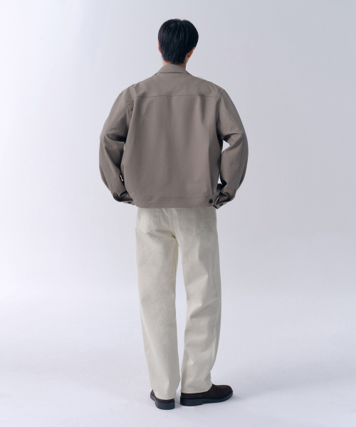 MUSINSA STANDARD（ムシンサスタンダード）の「レギュラーフィットデニムパンツ[クリーム]（デニムパンツ・メンズ・その他・26/27/28/29/38/42/36/32/30/31/40/33/34）」の4枚目の写真