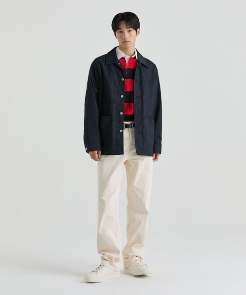 MUSINSA STANDARD（ムシンサスタンダード）の「レギュラーフィットデニムパンツ[クリーム]（デニムパンツ・メンズ・その他・26/27/28/29/38/42/36/32/30/31/40/33/34）」の14枚目の写真
