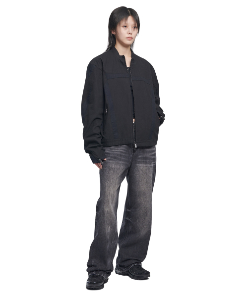 NOMANUAL(NOMANUAL)の「MULTI LINE MOTO JACKET - BLACK(その他アウター・レディース・その他・SMALL/MEDIUM/LARGE)」の5枚目の写真
