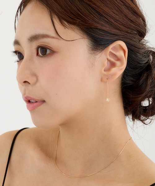 CALIN STANDARD(カリンスタンダード)の「◆金属アレルギー対応◆◆made in japan◆スクエア キュービックジルコニアピアス(ピアス(両耳用)・レディース・ゴールド/ピンクゴールド/シルバー・FREE)」の10枚目の写真